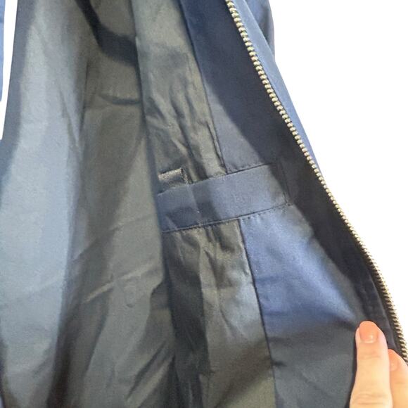 Everlane The Bomber Jacket Lightweight Navy Blue Men Medium NWT - Picture 9 of 13